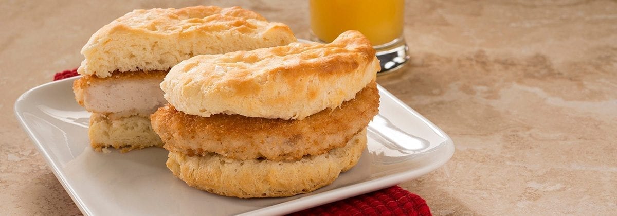 chicken and biscuit sandwich