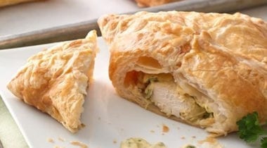 chicken dijon in puff pastry