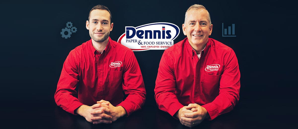 men in red shirts smiling