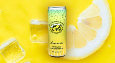 del's sparking lemonade graphic