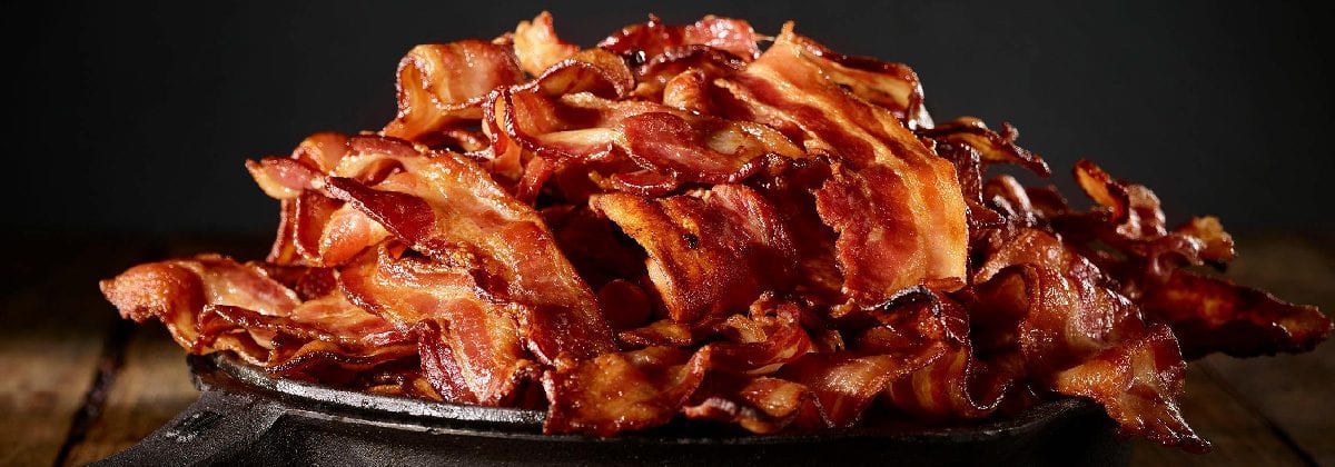 pile of bacon