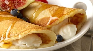 yogurt stuffed pancake