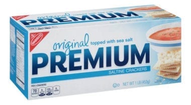 nabisco premium saltines box