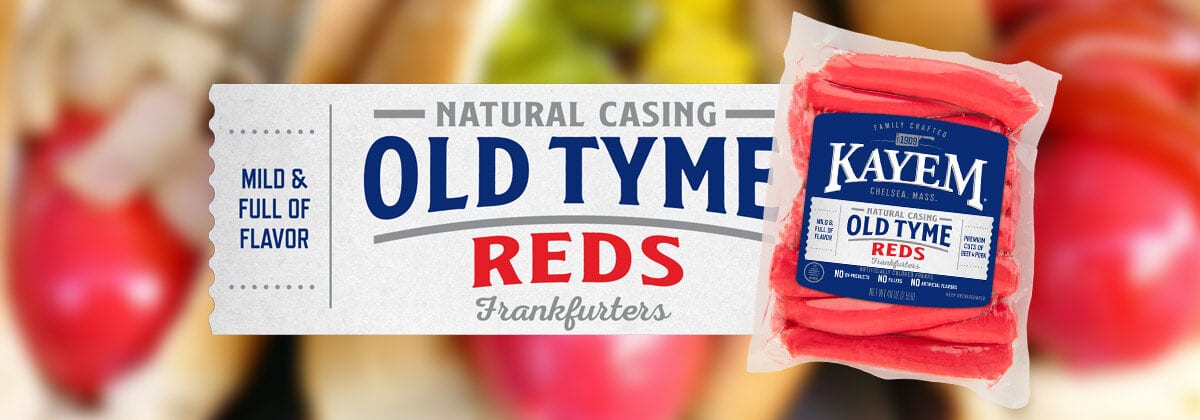 old tyme red hotdogs