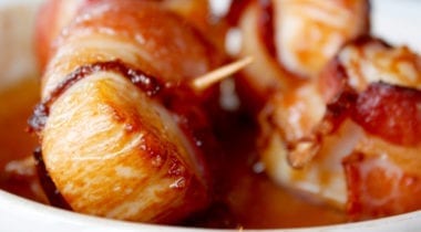 bacon wrapped scallops