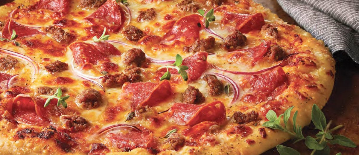 sausage pizza