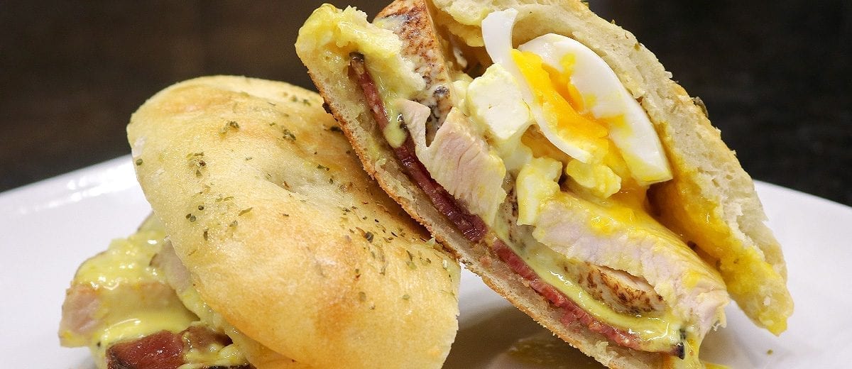 turkey bacon egg sandwich