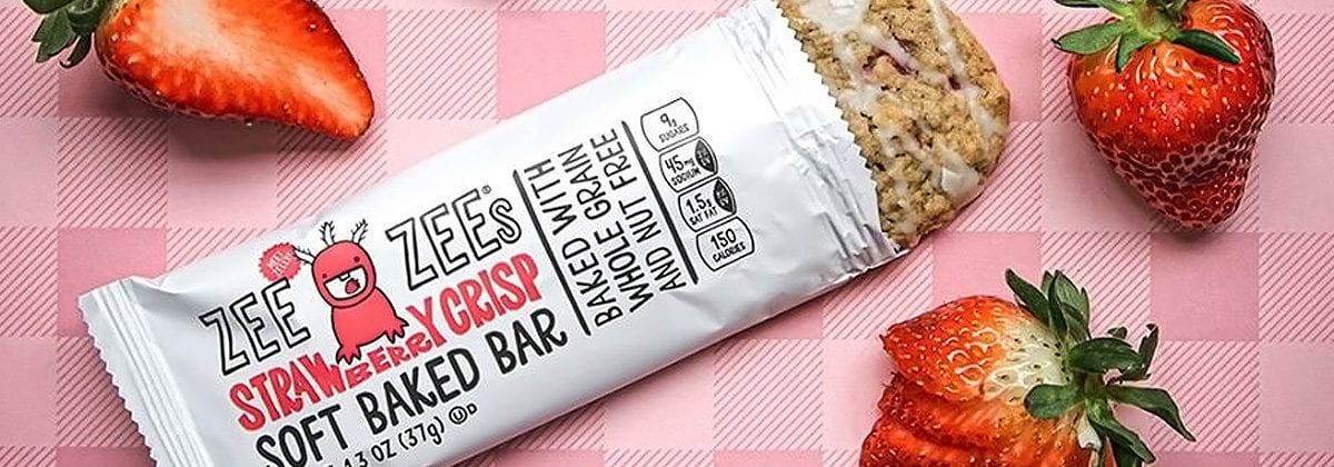 ZeeZee Snacks Strawberry Crisp Bar